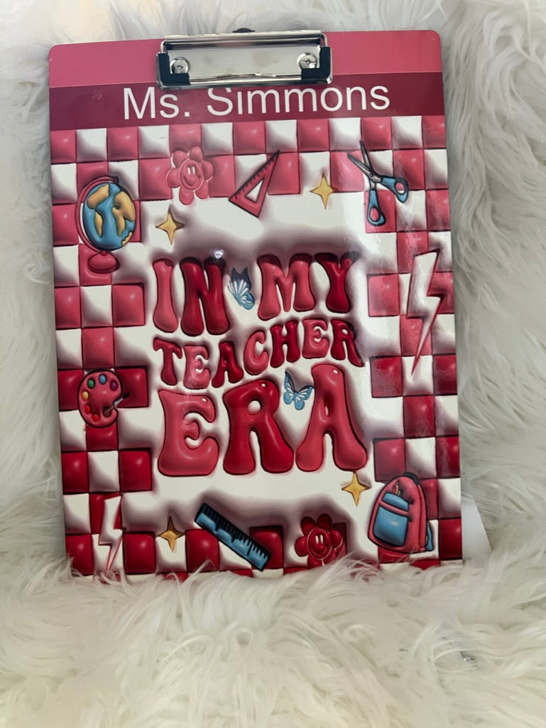 Custom Teacher Clipboard