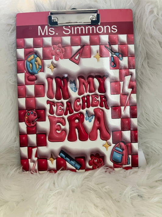 Custom Teacher Clipboard