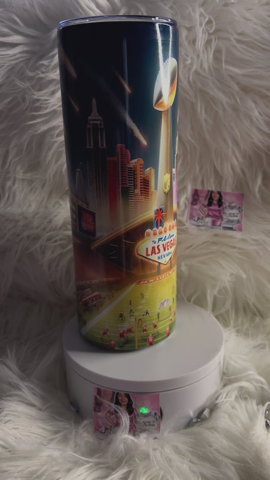 Superbowl Custom 20 oz Tumbler
